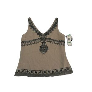 NWT Anne Klein beaded top